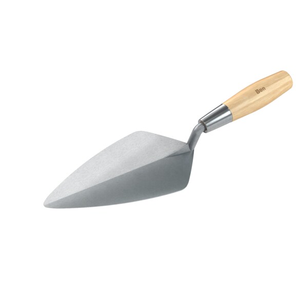 Bon 72-222 Brick Trowel, Carbon Steel Nl 9 1/2" Wood Handle
